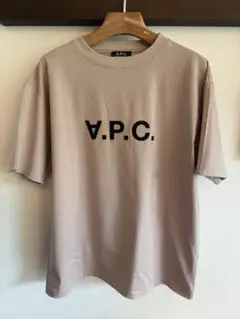 A.P.C. × BEAMS LIGHTS / 別注 ロゴ刺繍 半袖 TシャツM