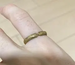 Wrap - brass ring 10号