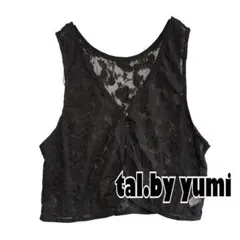 【しまむら】tal.by yumi レースボレロ　ベスト　福助　花柄　S M L