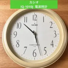 CASIO カシオ ★壁掛け 時計 QUARTZ 電波時計IQ-1010J