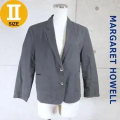 【古着】マーガレット ハウエル ジャケット 黒 秋冬