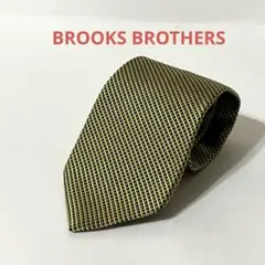 BROOKS BROTHERS黒とゴールドのトラッドネクタイ
