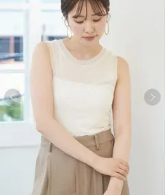 plage sheer tank シアータンク
