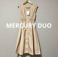 MERCURYDUO マーキュリーデュオ ノースリーブ ワンピース ベージュ