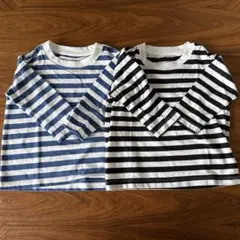 無印良品　長袖Tシャツ2枚　80サイズ