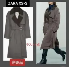 ●ZARA●ザラ●PFFR TRNCH 11●トレンチコート●XS-S