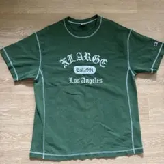 XLARGE Tシャツ オリーブグリーン L