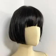 ストレートボブ　ウィッグ　黒　ブラック　ショートボブ