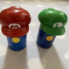 マリオとルイージ 空き缶 2個セット