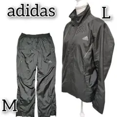 adidas 【M,L】 ウインドブレーカー 上下セット スポーツ トレーニング