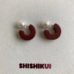 THE SHISHIKUI シシクイ　ピアス Pierce / BEIGE – SHISHIKUI