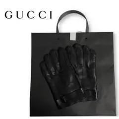 〔vintage〕Old GUCCI leather gloves