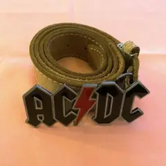 AC/DC 美品 EDWIN レザーベルト110cm