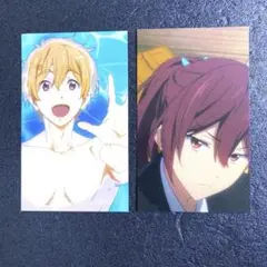 1月と7月 Free! くじ 特典 ミニカード 2枚セット A