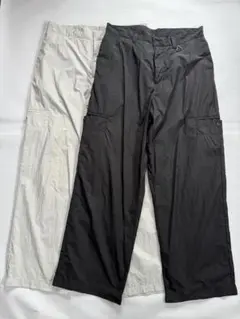 ZARA ナイロンカーゴ　白黒セット