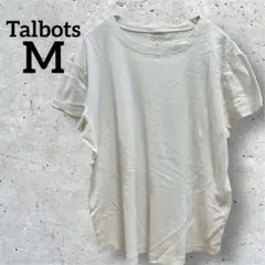 Talbots【M】Tシャツ ピマコットン 綿100％ オフホワイト ナチュラル