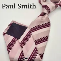 現行モデル✨Paul Smith　ネクタイ　ストライプ　シルク　ポールスミス