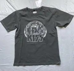 KISS バンドTシャツ グレー Re:EDIT