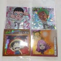 ワンピース 大海賊シールウエハース　LOG.11 冒険の記憶　4枚まとめ売り