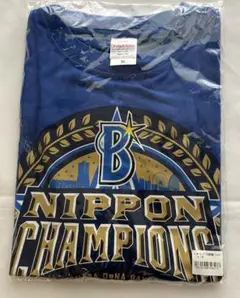 横浜DeNAベイスターズ2024年日本シリーズ優勝記念Tシャツ　XLサイズ、青