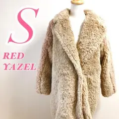 RED YAZEL ボアコート ロング丈 カジュアル