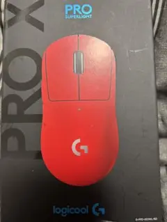 logicool PRO X SUPERLIGHT レッド