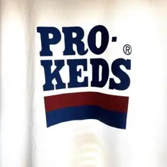 PRO-KEDS ロゴプリント Tシャツ 半袖 ホワイト