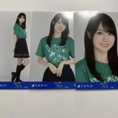 乃木坂46 賀喜遥香 生写真 真夏の全国ツアー Tシャツ 宮城ver. コンプ