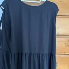しまむら　yumi. × mysacloset ワンピース　ブラック　M 黒