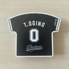 #0 荻野貴司 千葉ロッテマリーンズ ユニフォームデザインクリップマグネット