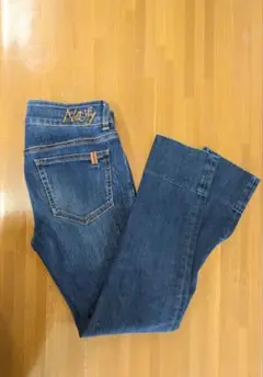 Notify ロゴ刺繍入り　ストレートデニム U0516