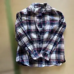 ユニクロ M フランネルチェックシャツ