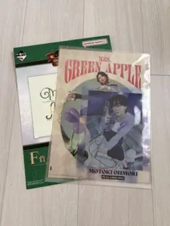 Mrs. GREEN APPLE 一番くじ　F賞 クリアファイル ステッカー大森