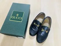 GUCCI ホースビットローファー 34.5 21.5 22