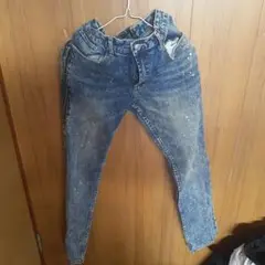 FOREVER 21 スキニーペイントデニムパンツ JP 30