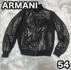 【希少】 armani アルマーニ　ジャケット　ブラック　54 ブルゾン