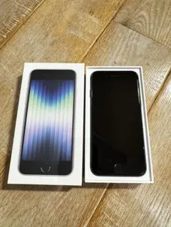 【美品】iPhone SE3 64GB ブラック 87%