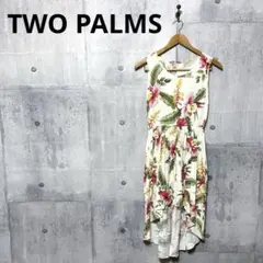 TWO PALMS トゥーパームス ノースリーブアロハワンピース XS