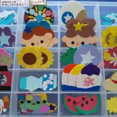 729クラフトパンチミニケース入夏☆お祭り☆サマーハンドメイドペーパークラフト