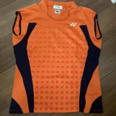 ヨネックス ユニフォーム 袖なし オレンジ レディースO