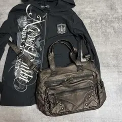 y2k archive grunge shoulder bag 2way