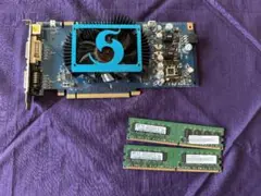 ジャンク グラボ 9600GT 512MB + 2GB×2 メモリセット