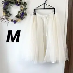 【美品】WILLSELECTION ウィルセレクション　チュール　フレアスカート