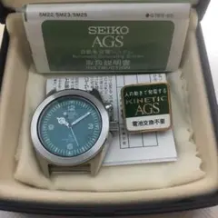 SEIKO SUS AGS 黒文字盤 腕時計 JA-0096| セイコー SUS サス AGS ミリタリー文字盤
