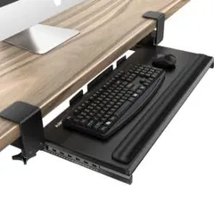 AboveTEK 大型キーボードスライダー 後付け キーボードトレイ
