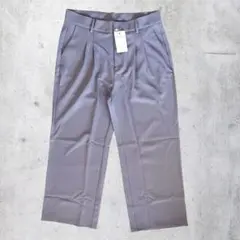 ADREAMLY ハイウエストストレート パンツ グレー XL