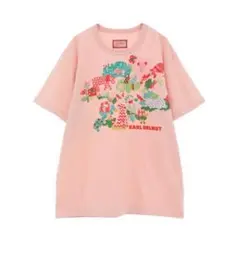 カールヘルム ファンタスティックズープリントTシャツ　ピンク新品タグ付き