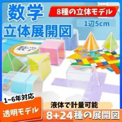 展開図 立体 模型 小学校受験 中学校受験 知育玩具 STEAM 教育 算数