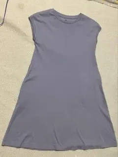 ユニクロ　ノースリーブワンピース　Tシャツ　140cm 水色