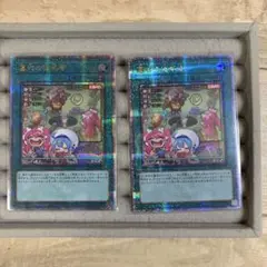 遊戯王 墓穴の指名者 墓坑の指名者 絵違い 25th シークレット 2枚
